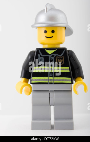 LEGO Minifigur von Lego Gruppe von Ole Kirk Christiansen erfunden gemacht Billund Dänemark Stockfoto