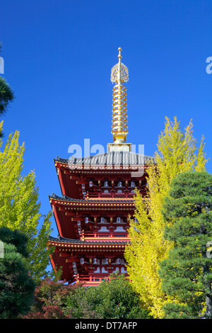 Takahata Fudo Tempel fünf Geschichte Pagode Tokio Japan Stockfoto