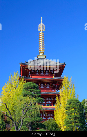 Takahata Fudo Tempel fünf Geschichte Pagode Tokio Japan Stockfoto