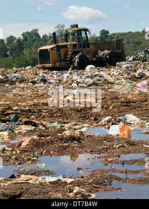 Lieferung nicht Lieferung von Dienstleistungen urbanen Landbevölkerung Wasser Strom Abfall transportieren Gehäuse Stockfoto