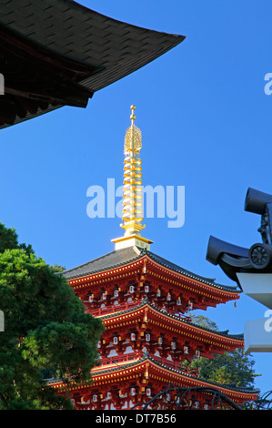 Takahata Fudo Tempel fünf Geschichte Pagode Tokio Japan Stockfoto