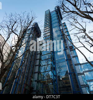 Richard Rogers entworfen Gebäude & Heimat der historischen Lloyd's / Lloyds register des Verschiffens. 71, Fenchurch Street. London-UK Stockfoto