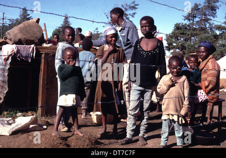 Flüchtlingsfamilien in Eldoret, Rift Valley Stockfoto