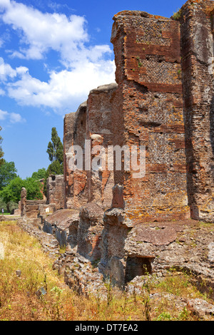 Villa Adriana-Ruinen Adrian Landhaus in Tivoli bei Rom Stockfoto