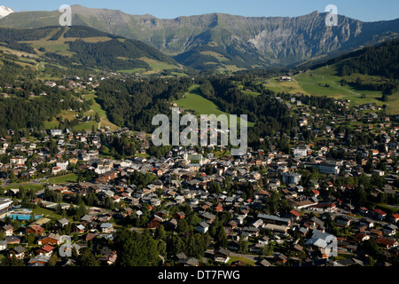 Französische Alpen. Megeve. Stockfoto