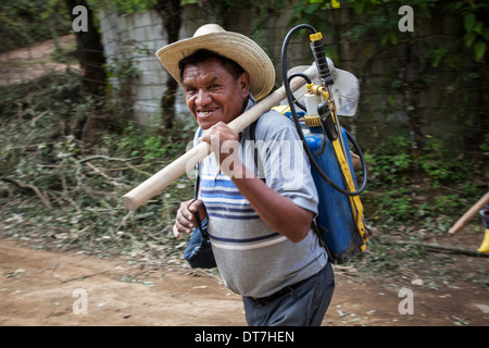 Porträt des guatemaltekischen Bauer Stockfoto