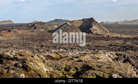 Leirhnjukur Lava Feld Island Stockfoto