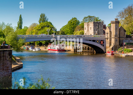 Lendal Brücke über den Fluss Ouse, York. Stockfoto