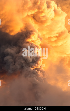 Die Explosion der Vulkan Tungurahua Am 1. Februar 2014 Ecuador Südamerika Stockfoto