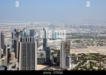 Luftaufnahme von Dubai Stockfoto