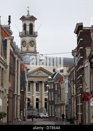 Das historische Rathaus in Dordrecht, eine der ältesten Städte in den Niederlanden. Stockfoto