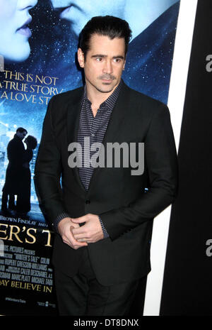 New York, New York, USA. 11. Februar 2014. Schauspieler COLIN FARRELL besucht die New Yorker Premiere von "Winter Tale" Ziegfeld Theater statt. Bildnachweis: Nancy Kaszerman/ZUMAPRESS.com/Alamy Live-Nachrichten Stockfoto