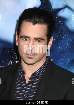 New York, New York, USA. 11. Februar 2014. Schauspieler COLIN FARRELL besucht die New Yorker Premiere von "Winter Tale" Ziegfeld Theater statt. Bildnachweis: Nancy Kaszerman/ZUMAPRESS.com/Alamy Live-Nachrichten Stockfoto