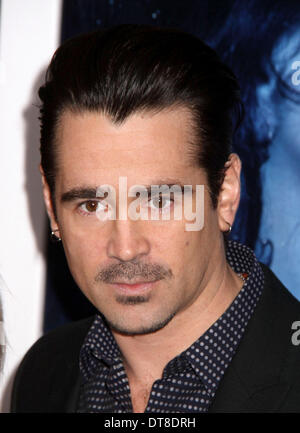 New York, New York, USA. 11. Februar 2014. Schauspieler COLIN FARRELL besucht die New Yorker Premiere von "Winter Tale" Ziegfeld Theater statt. Bildnachweis: Nancy Kaszerman/ZUMAPRESS.com/Alamy Live-Nachrichten Stockfoto