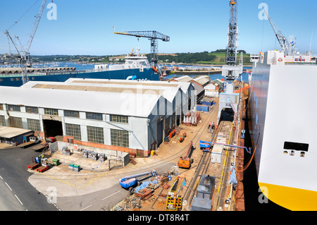 Falmouth Docks, Cornwall, UK Stockfoto