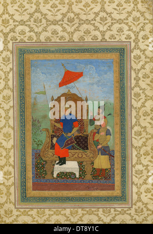 Timur Khan, ca. 1625. Künstler: anonym Stockfoto