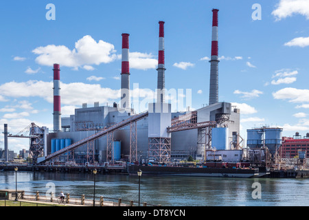 Ravenswood Kraftwerk, Queens, Long Island City, New York Stockfoto