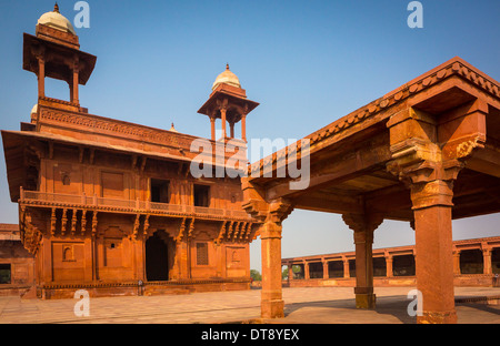 Fatehpur Sikri ist eine Stadt und ein Gemeinderat in Agra Bezirk im Bundesstaat Uttar Pradesh, Indien. Stockfoto