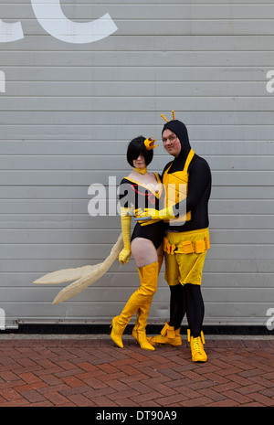 London Film und Comic Con Convention LFCC, London, UK Stockfoto