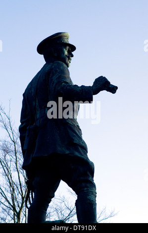 Statue von Lord Ninian Crichton Stuart von William Goscombe John 1919 Gorsedd Gärten, Cathays Park, Cardiff. Stockfoto