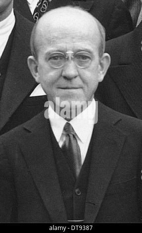 OSWALD THEODORE AVERY (1877-1955) kanadischer medizinischer Forscher im Jahr 1937 Stockfoto