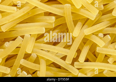Italienische Pasta Nudel trocknen ungekocht Closeup Stockfoto