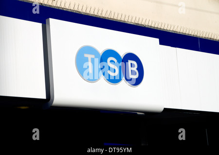 TSB Bank, Stadtzentrum von Cardiff, Wales. Stockfoto