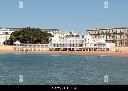 Das Spa der Nuestra Señora De La Palma y del Real oder Balneario De La Palma in Cadiz, Andalusien, Spanien. Stockfoto