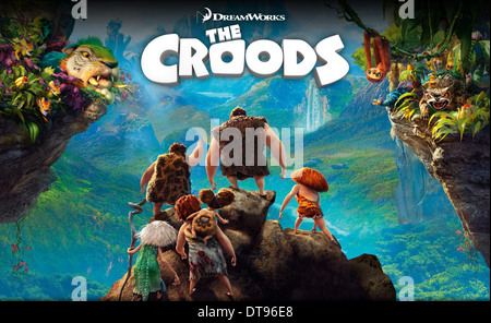 Thunk Gran Sandy Ugga Eep Grug Die Croods 2013 Stockfotografie Alamy