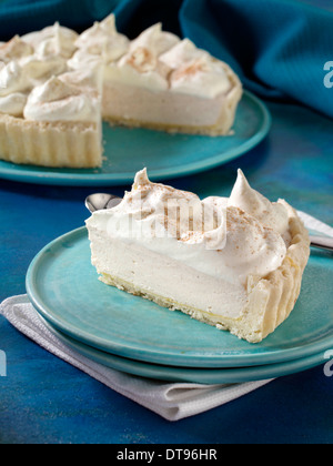 Zimt Creme Käsekuchen Stockfoto