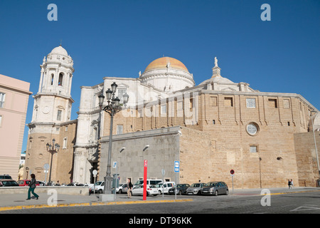 Kathedrale (Catedral Nueva) in Cadiz, Andalusien, Spanien. Stockfoto