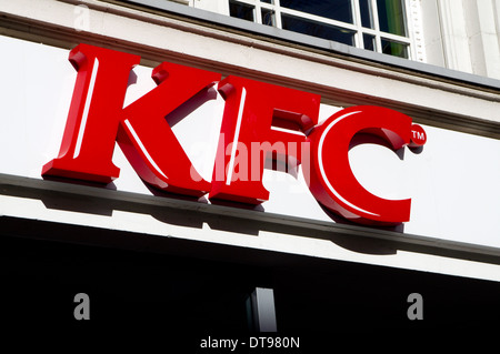 KFC-Fast-Food-Outlet, Cardiff, Wales. Stockfoto