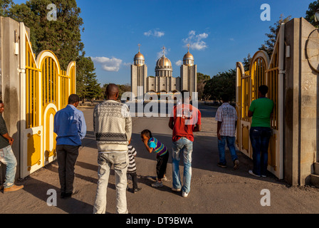 Kirche St. Gabriel, Hawassa, Äthiopien Stockfoto