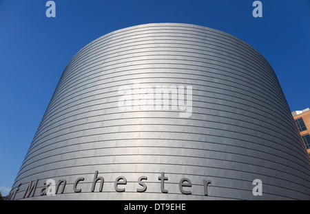 Den Spitznamen die Blechdose der University of Manchester Universität legen Sie aufbauend auf Oxford Straße in Manchester Stockfoto