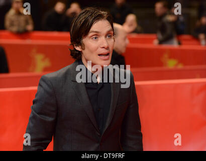 Berlin, Deutschland. 12. Februar 2014. Cillian Murphy besucht die "Aloft" Premiere auf den 64. jährlichen Berlinale International Film Festival im Berlinale-Palast am 12. Februar 2014 in Berlin, Deutschland. Bildnachweis: Janne Tervonen/Alamy Live-Nachrichten Stockfoto
