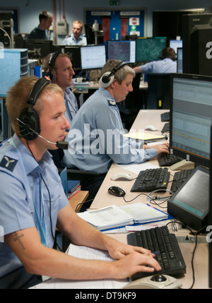 Betreiber von RAF-Boulmer ist der Sitz der Luftraumüberwachung und Control System (ASACS) Kraft. Stockfoto