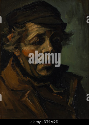 Kopf eines Bauern, 1884. Künstler: Van Gogh, Vincent, (1853-1890) Stockfoto