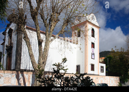 Kirche der Spine, Madeira, zu Beginn der Levada Moinho Stockfoto