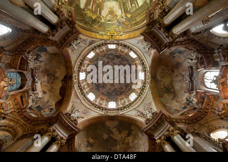 Prag, St. Nikolaus Auf der Kleinseite 1703-1711 Stockfoto