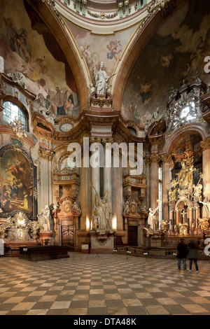 Prag, St. Nikolaus Auf der Kleinseite 1703-1711 Stockfoto