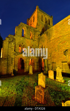 Die Ruinen von Jedburgh Abbey, Augustinerkloster, 12. Jahrhundert, Jedburgh, Schottland, Schottland, Vereinigtes Königreich Stockfoto