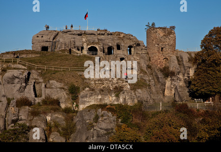 Regenstein, Burgruine Bei Blankenburg Im Harz Stockfoto