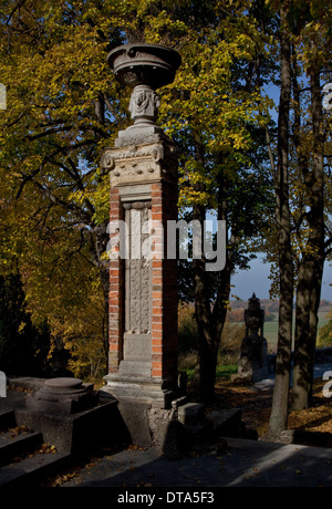 Rieder, Roseburg Zwischen Ballenstedt Und Rieder Im Ostharz, Landschaftspark Stockfoto