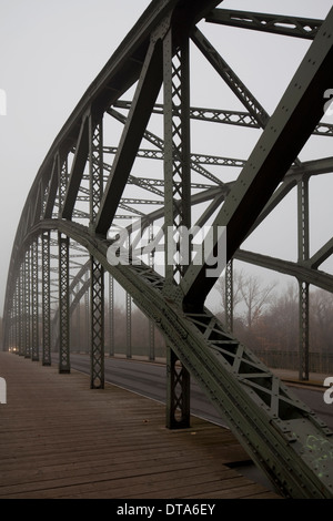 Schrägansicht Auf Fahrbahnebene Erbaut 1903 / 04 Stockfoto