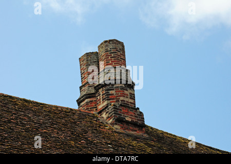 Alten Schornstein, Lavenham. Stockfoto