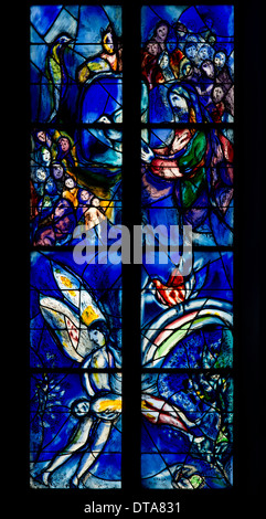 Fenster von Marc Chagall Im Chor, Ab 1978 Erstellt Stockfoto