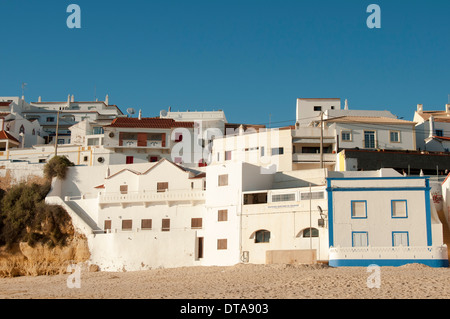 am Strand Villen in Carvoeiro, Portugal Stockfoto