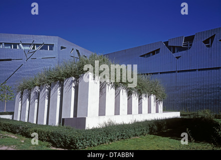 Berlin, Jüdisches Museum 1994-1998, Architekt Daniel Liebeskind Garten des cineastische Erstellt: 01.03.2006 Stockfoto