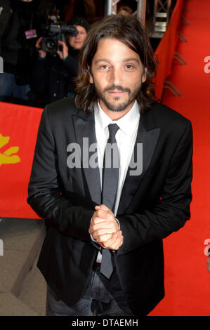 Diego Luna Teilnahme an der "Cesar Chavez' premiere auf der 64rd internationalen Filmfestspiele Berlin / Berlinale 2014 am 12. Februar 2014 in Berlin, Deutschland Stockfoto