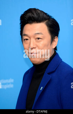 Berlin, Deutschland. 13. Februar 2014. Huang Bo während der "Wu Ren Qu / Niemandsland" Photocall auf der 64. Internationalen Filmfestspiele Berlin / Berlinale 2014 am Februar Credit: Dpa picture-Alliance/Alamy Live News Stockfoto